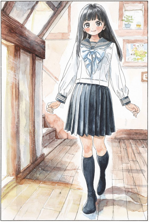 インタビュー 明日ちゃんのセーラー服 博 明日小路は最初 空っぽ なキャラクターだった コミスペ